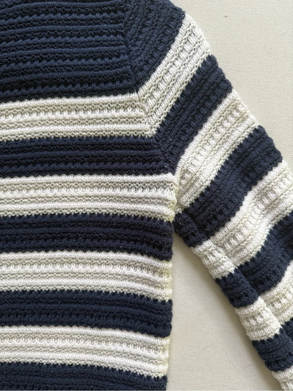 LOFT Striped Crewneck Sweater